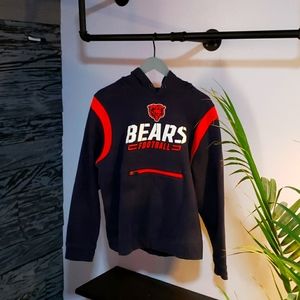 Chicago Bears Hoodie NFL XL Zipper Blue Orange